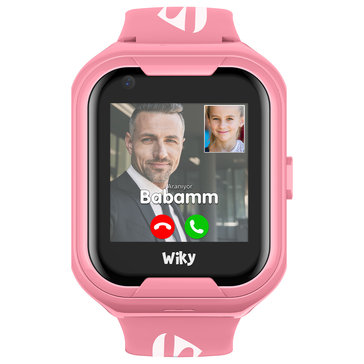 Wiky Watch 4G Pembe Akıllı Saat Wiky Watch